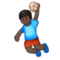 Person Playing Handball - Black emoji on Samsung